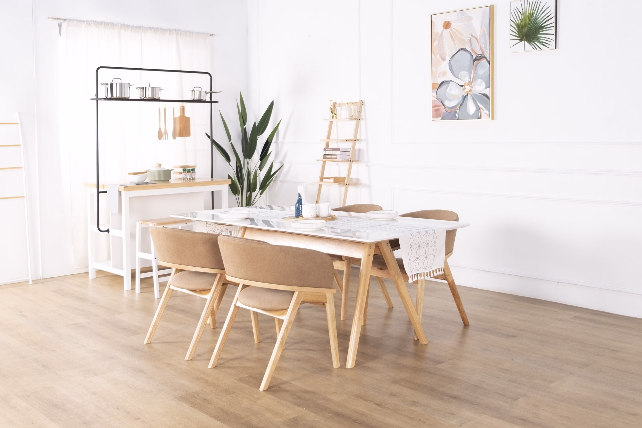 Alina Marble Dining Table - Image 4