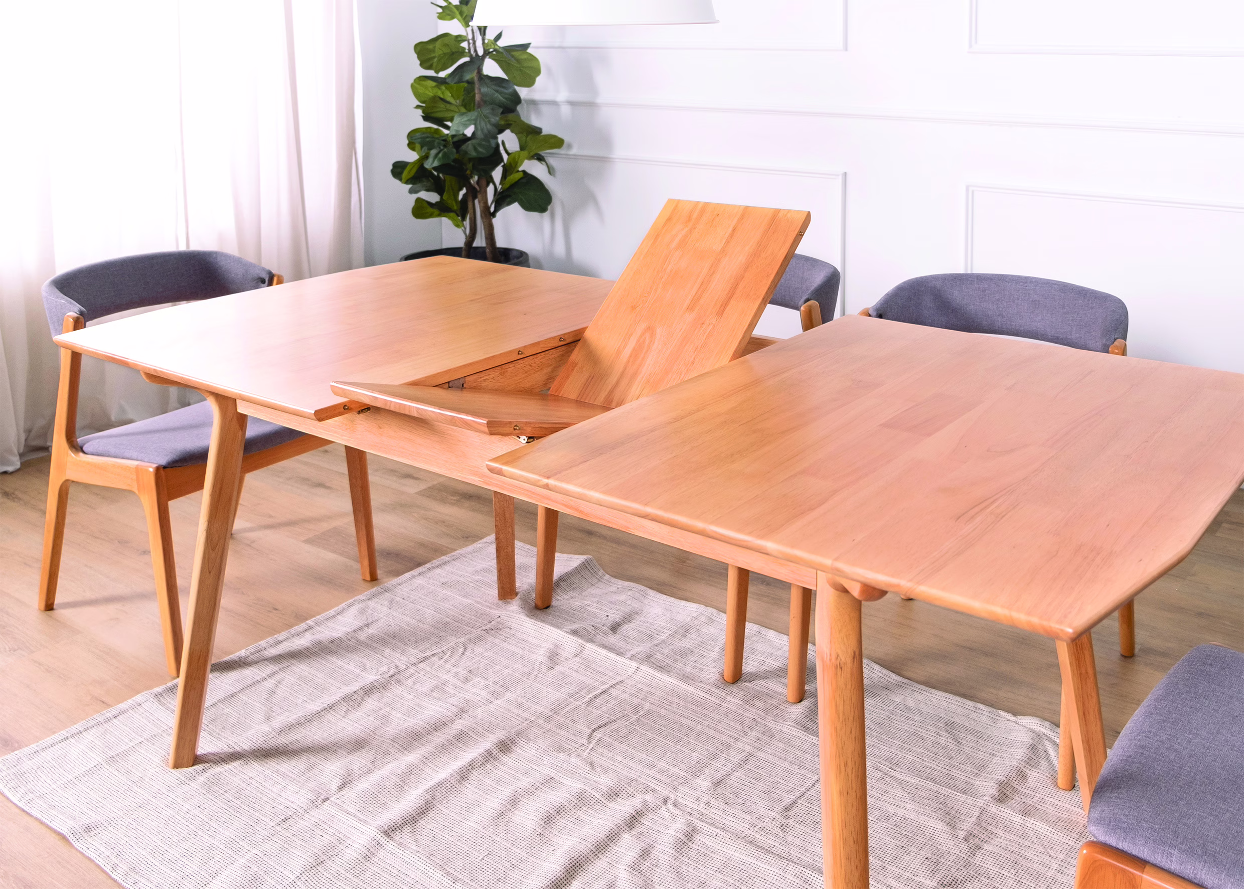 Mia Extension Dining Table 1.5/1.8m - Image 3