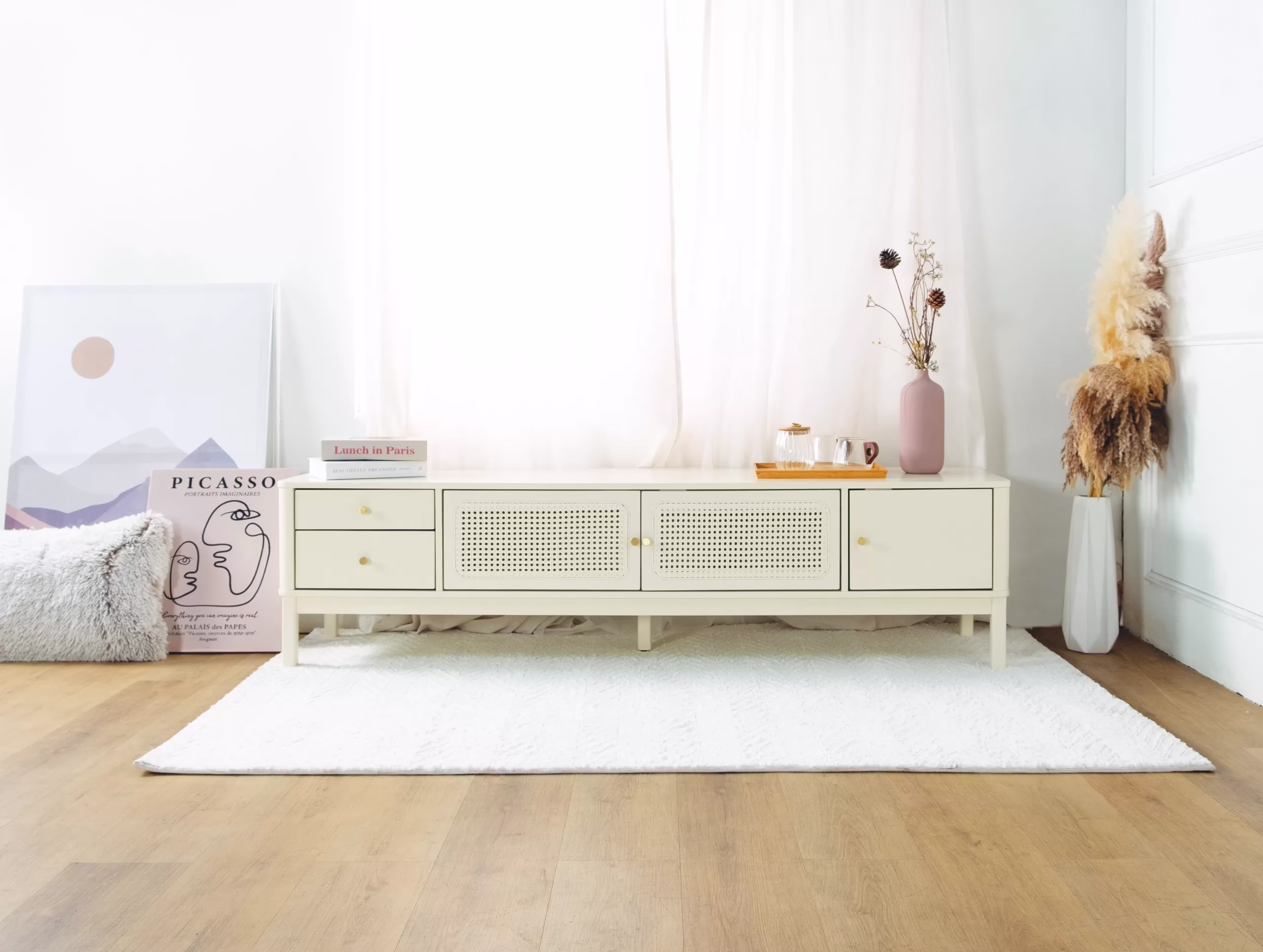 Ivory TV Cabinet - Image 3
