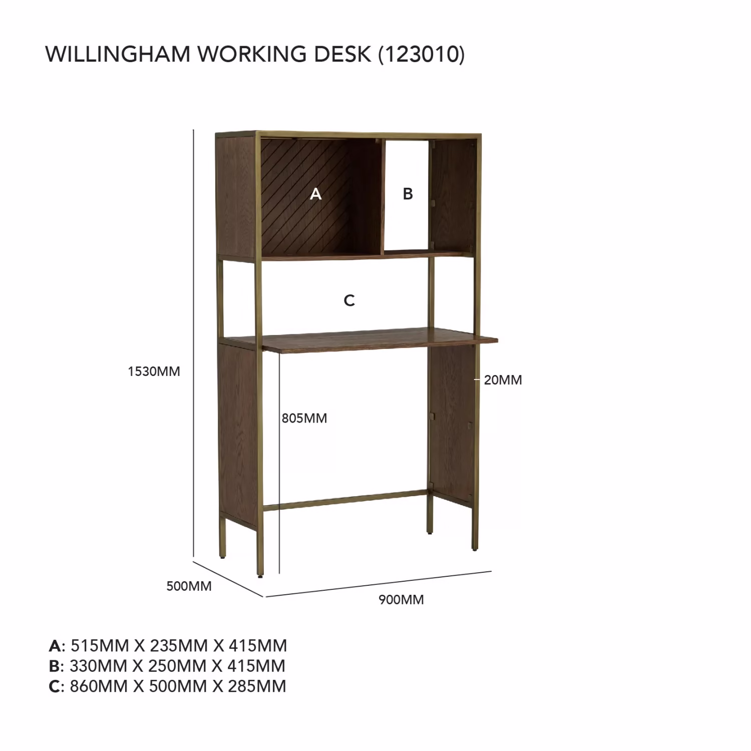 Willingham Working Desk - Image 3