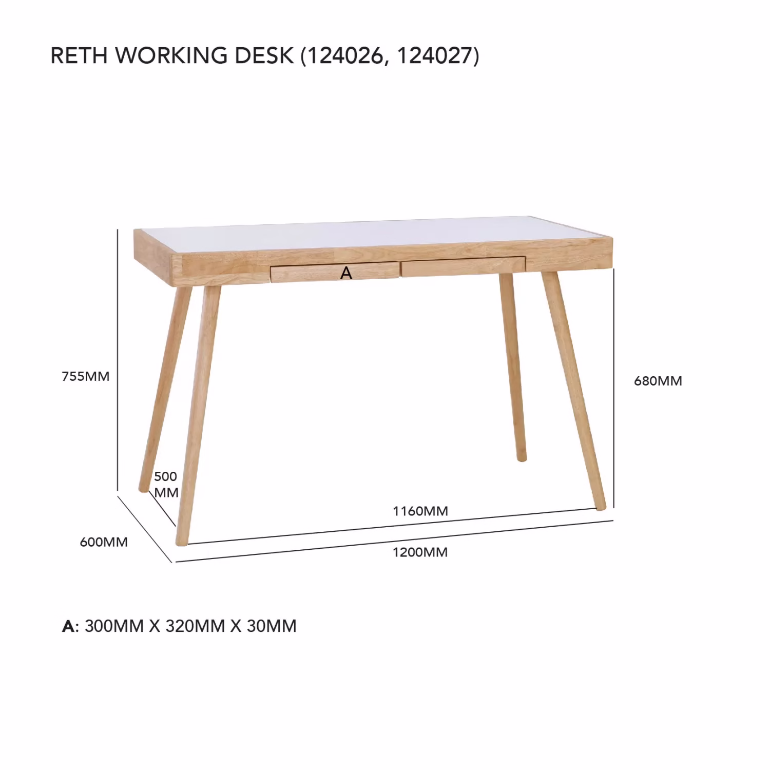 Reth Working Desk - Image 5