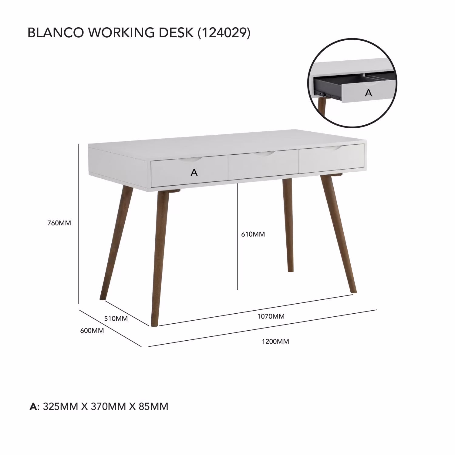Blanco Working Desk - Image 3