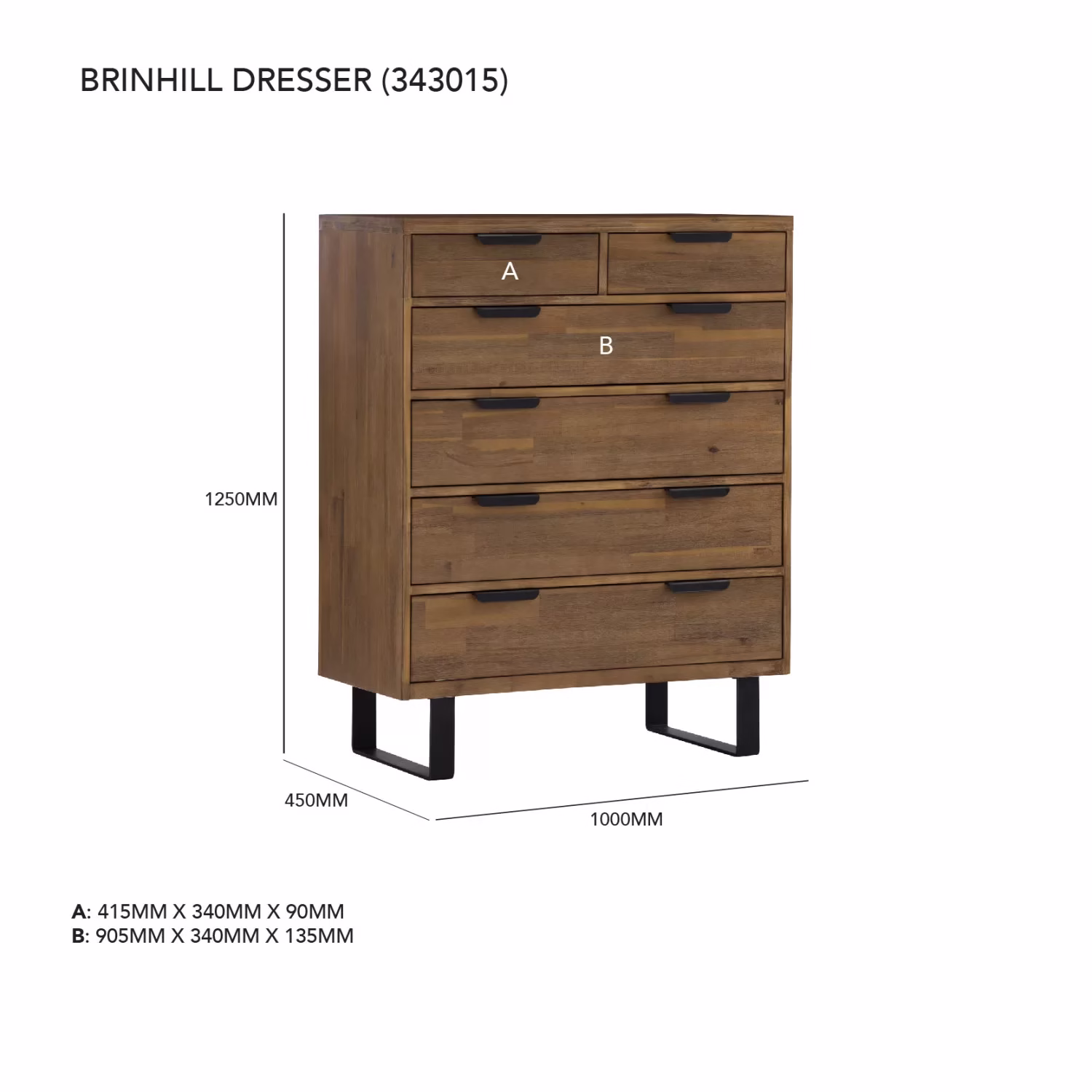 Brinhill Dresser Chest - Image 10