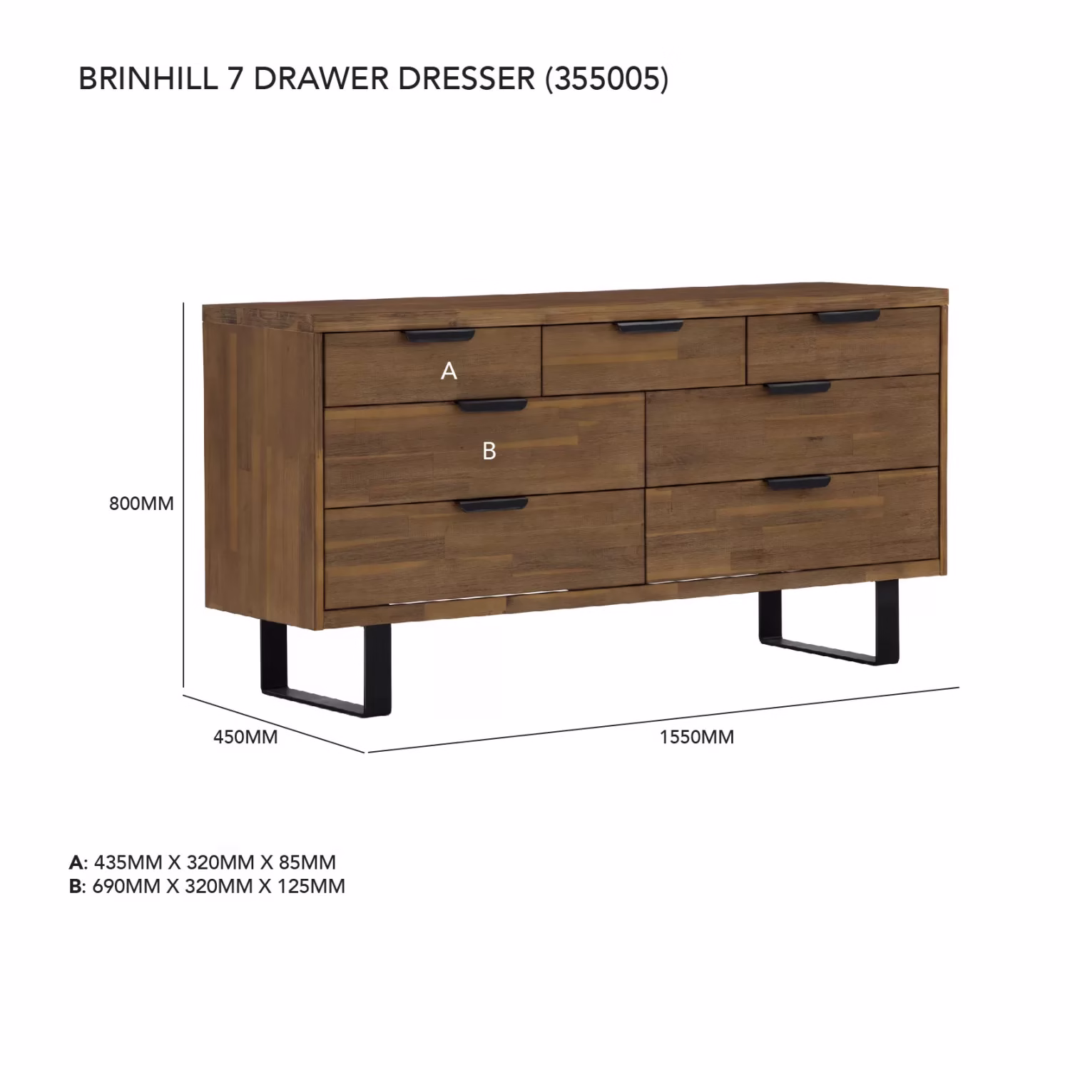 Brinhill Dresser Chest - Image 5