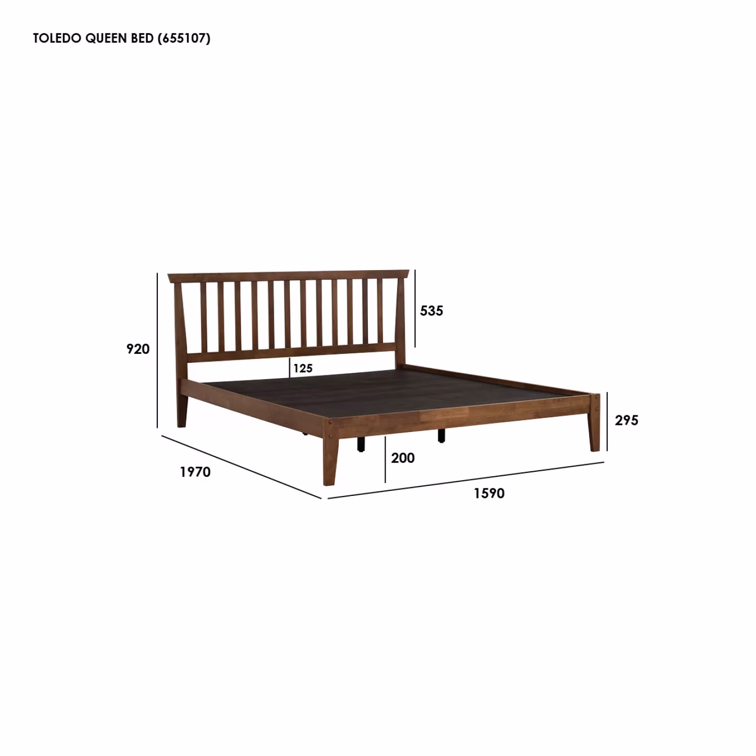 Toledo Bed Frame - Image 5
